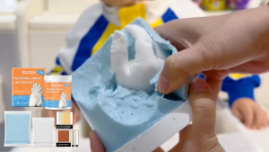 3D Hands Mold Casting 50g Kit – Clone Powder Model Powder Valentines Day Couple Hand Model Baby 3D DIY Hand & Foot Print Model Set