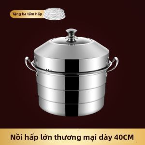 YANXING | Nồi Hấp Đa Tầng Dung Lượng Lớn Thương Mại