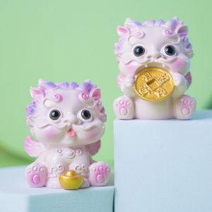 Cute Xi Wang Wealth Attracting Desktop Decoration Carriage Office Desk Decorations Toys Small Ornaments Opening Gifts