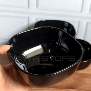 Paket Hemat 6 Pcs Mangkuk Kotak Melamin Tebal & Tahan Panas