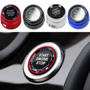 Ốp Nút Bấm Khởi Động/dừng Động Cơ BMW 5 6 7 Series F01 F02 F10 F11 F12 Phụ Kiện Trang Trí Xe Hơi Phù Hợp Với Các Đời Xe 2009-2013