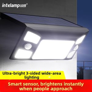 Solar Waterproof Sensor Courtyard Wall Light