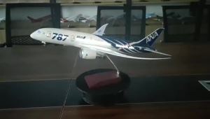 43cm Japan ANA Airways B787 Diecast Resin Airplane Model Toy Kit with Landing Gear Wheel for Collection Display or Aviation Gift