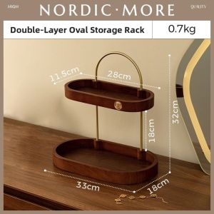 NORDIC MORE | Cosmetic Organizer Box Wood