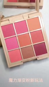 9 Colors Nail Pigment Palette Solid Magic Mirror Powder Set Ombre Dust Nail Powder For Nail Art Manicure DIY Gradient Glitter