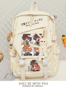 Wenhao Stray Dogs Peripheral Osamu Dazai Cartoon Two-Dimensional Schoolbag Primary School Girls Junior High School Backpack