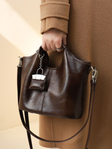 BAORUIFU | Vintage Fashion Simple Soft Leather Handbag
