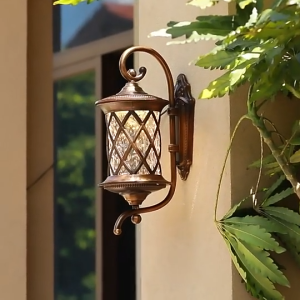 Phube Lighting Elegant Black Outdoor Wall Lantern Waterproof Exterior Light with Clear Glass | Enhances Home Security & Style for Patio Garage and Porch