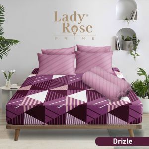 Sprei Lady Rose Bantal 4 UK 180x200 Tinggi 30 / Seprai Ladyrose New motif 4 bantal
