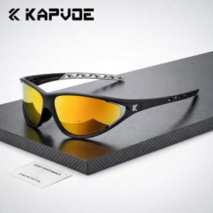 kapvoe | Kapvoe New Highstreet Sunglasses Fashion Sunglasses for Men Photochromic Cycling Glasses MTB Bike Goggles Hiking Eyewear Sports