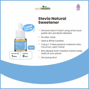 Beeru Stevia Natural Sweetener 15ml - Pemanis Alami 0 Kalori Cukup 1-2Tetes