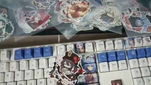 Genshin Impact - Set 10/15/20/30 Sticker Hutao hình dán chibi game Genshin impact trang trí vali điện thoại laptop mũ bảo hiểm..nhiều chủ đề siêu đẹp chống nước chống xước