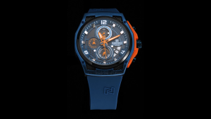 NAVIFORCE Original Mens Chronograph Movement Quartz Watch 30m Waterproof Silicone Strap Stopwatch Chronograph Calendar Luminous Hands Honeycomb Design Dial Mens Boys Fashion Accessories Casual Watch NF8051T