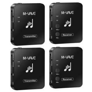 M-VAVE | M-VAVE WP-10 Guitar Wireless Earphone Monitor Transmission System 2.4GHz Transmitter & Receiver Support Stereo Monos/Recording