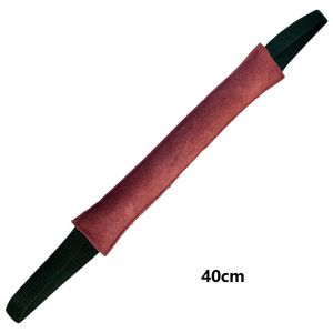 Tug Toy for Dogs Cowhide Bite Toy with 2 Strong Handles Training Equipment Puppy to Large Dog Interactive Toys of War Pull
