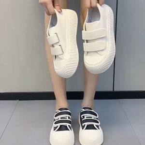 COD 114 QUINN Shoes Velcro Fashion Wanita Import Simple OOTD