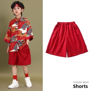 Gasvr | Stylish and Cool Chinese Traditional Childrens Summer Clothes Siblings Set