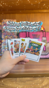 Teachers Day Gift Name Sticker Label Writing Card Thank You Teacher Terima Kasih Cikgu Pelekat Nama Hadiah Hari Guru