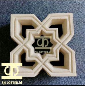 SH - Roster rumah minimalis Anti lumut motif melati