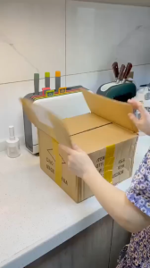 Hộp Đựng Gia Vị Tươi Lâu Với 2 Lớp Thông Minh- Thiết Kế Rổ Thoát Nước Nắp Kín Chống Ám Mùi HChiaTP-tron