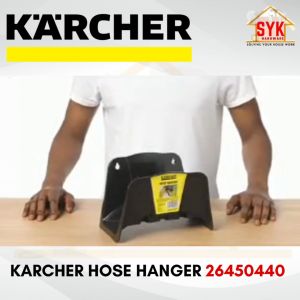 SYK KARCHER 26450440 1Pcs Hose Hanger Heavy Duty Plastic Water Hose Holder Wall Mounted Garden Hose Stand