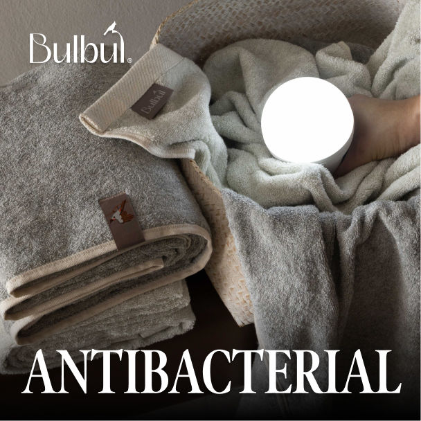 Bulbul Self-sanitizing Premium Copper [Bath Towel] | Anti-bacterial |  Odour-Resistant |  Ultra Soft | for Bath & Pet Use