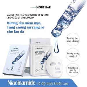 Mặt Nạ Tinh Chất Niacinamide HOBEBAR Thế Hệ Mới Hỗ Trợ Dưỡng Sáng Cao Cấp Và Chăm Sóc Da Chuyên Sâu Dành Cho Mọi Loại Da