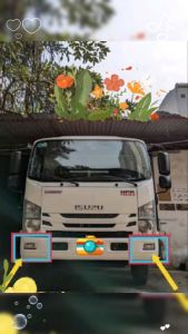 Đèn cảng xe tải isuzu 2010 đèn cản xe tải isuzu 2010 đèn gầm sương mù xe tải isuzu đầu vuông 2010.hàng đẹpgiá 1 cái.