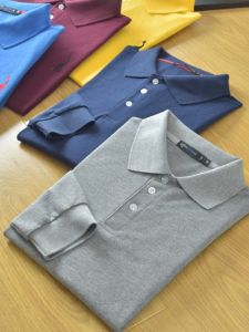 Export Order! Fashion Plus Size! Export Polo Shirt Men Summer Lapels Embroidered Long Sleeve T-shirt Cut Label Tops