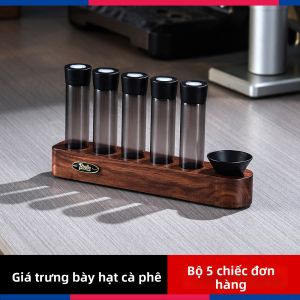 BINCOO | Chai Lưu Trữ Hạt Cà Phê Kín Khí Có Van Một Chiều Dễ Mang Đi