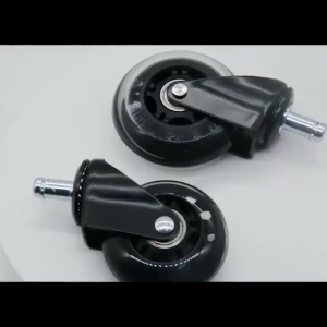 [SG STOCK]5PCS 3 Inch Universal Mute Wheel Office Chair Caster Wheels Replacement 60KG Swivel Rubber Soft Safe Rol