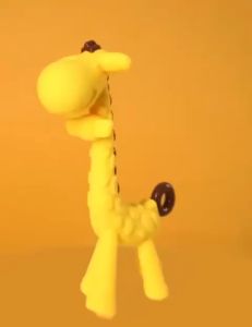 Mainan Gigitan Bayi Jerapah Silicone / Teether Bayi Giraffe Silikon