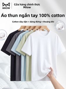 MiiOW | Áo Thun Nam Bông Mềm Dày cho Mặc Trong Hè