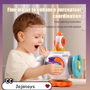 Baby Busy Cube Montessory Toy for Toddler Early Educational Sensory Toys Develop Basic Skills Busy Block