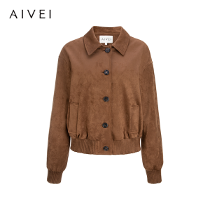 AIVEI | Retro Faux Suede Jacket