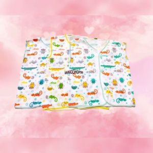 Baju Bayi Lengan Buntung Perlengkapan Bayi Airin 3 Pcs 3 Warna