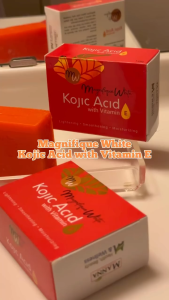Manna Kojic Duo Set (Kojic Acid Soap and Vitamin E Serum) Removes Dark Spots Melsama Skin Lightening