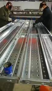 Galvanized Steel Construction Walkway 240x45