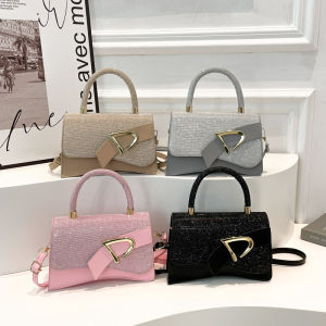 Fashionable Small Shoulder Bag Spring Summer New Style Universal Fairy Lock Crossbody Handbag Ladies Handbag Square Bag