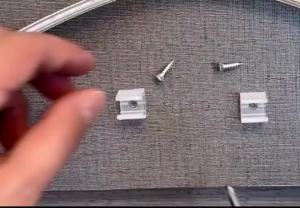 25pcs Led Strip Light Buckles With Screws connector for 6-12mm led strip light and Neon Tube