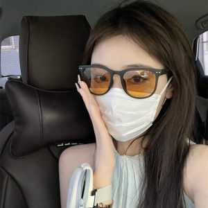 TANCO 1645Y Fashion Women Foldable Sunglasses for Shopping and Traveling Elastic Frame with Round Bag Anti-Glare UV400 HD Lens Hot Sale Korean Style Eyewear