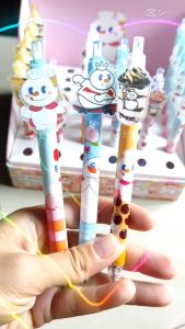 PULPEN MIXUE MIKA LUCU | PEN MIXUE | PULPEN MIXUE TINTA HITAM GEL 0.5MM | GEMAS