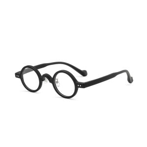 Chaoku | Vintage Small Tortoiseshell Round Eyeglasses Frame for High Prescriptions