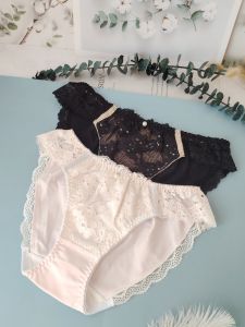 Quần Lót Mẫu Ren Công Chúa Kiểu Nhật 48d4 Quần Tam Giác Cỡ Lớn Cho Người Mập Đáng Yêu Màu Hồng Tươi Mới Lolita