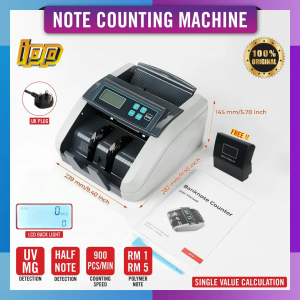 Note Counter Machine / Bank Note Counting Machine / Suitable For Malaysia Polymer Note (NC-1MAX)