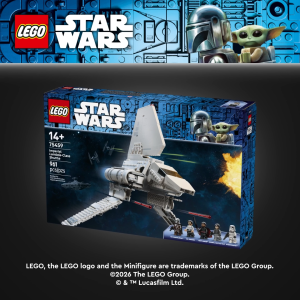 LEGO Star Wars 75459 Imperial Lambda-Class Shuttle (961 pieces) Building Blocks