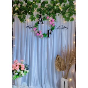 paket dekorasi engagement/wedding/khitandll komplit tinggal pasang