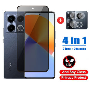 [Ready Stock]4in1 Privacy Tempered Glass For Honor X9d X 9d 5G HonorX9d 2025 Full Cover Screen Camera Lens Film Protector Anti Peek Private Film Protective Anti Scratch