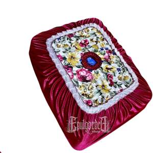 Sarung tutup cover baju tudung saji kotak bunga  karakter saten becron