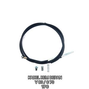 Kabel Rem Depan V80 - Cable Cabel Tali Kawat Rim Brake Depan Yamaha V 80 C70 C 70